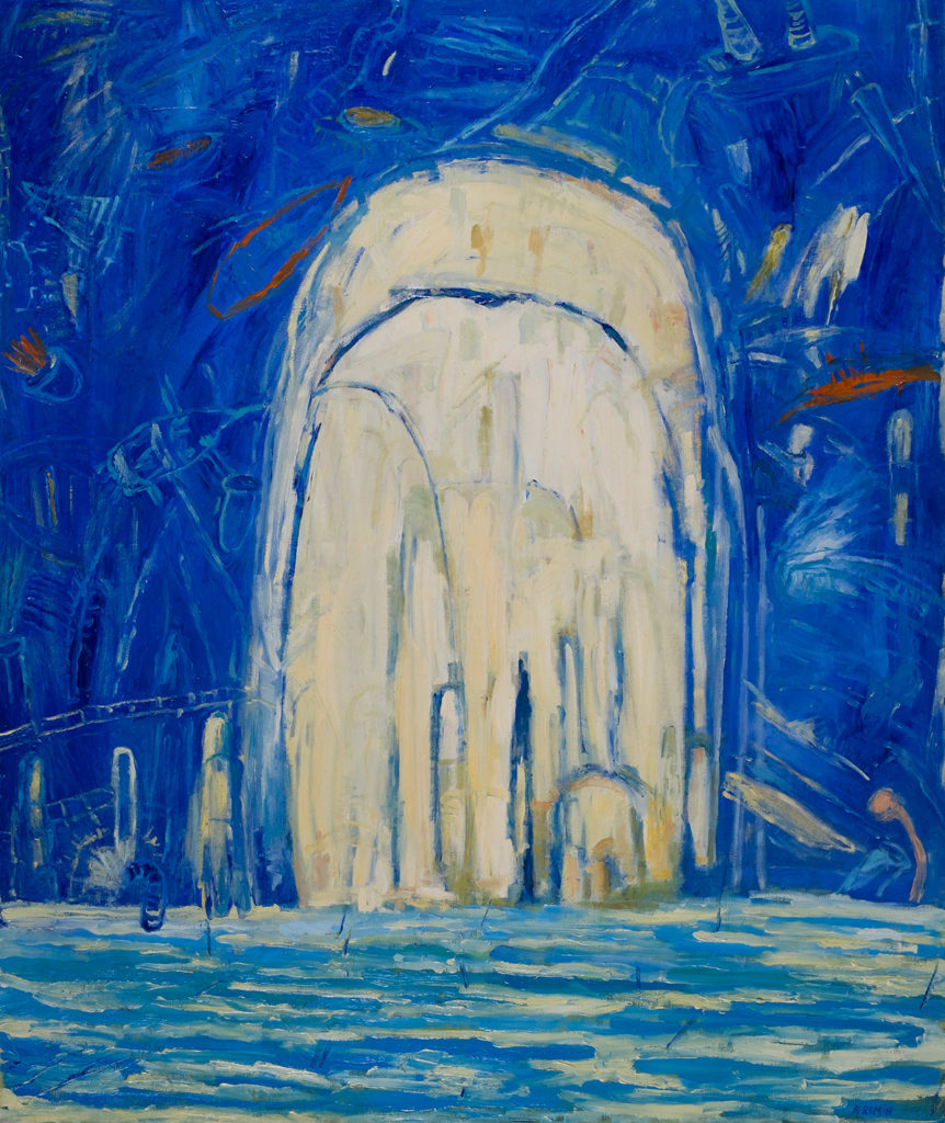 Pejzaż 40 olej o wymiarach 120x100 cm
