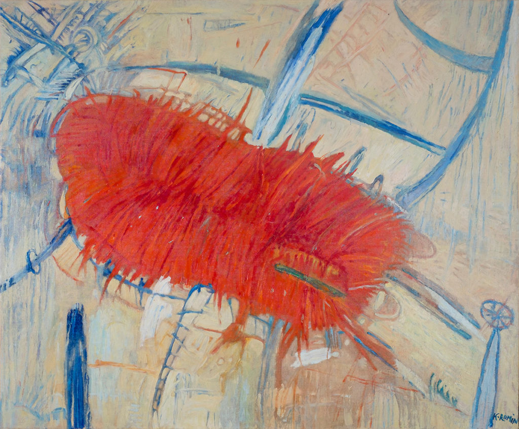 Pejzaż 52 olej o wymiarach 100x120 cm